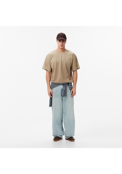 Karl Kani Og Washed Western Relaxed Baggy Erkek Mavi Pantolon Km253-010-1 Mavi