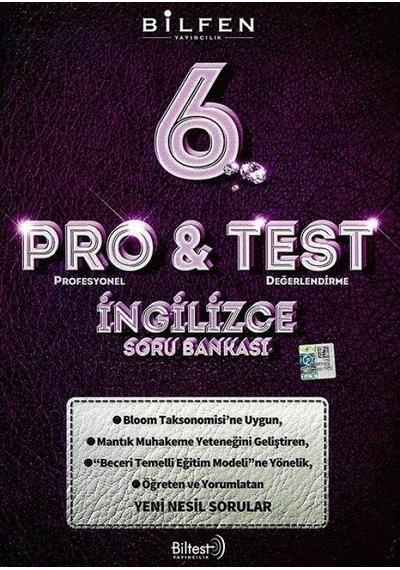 6.Sınıf Pro&Test İngilizce Soru Bankası -  Bilfen Yayınları