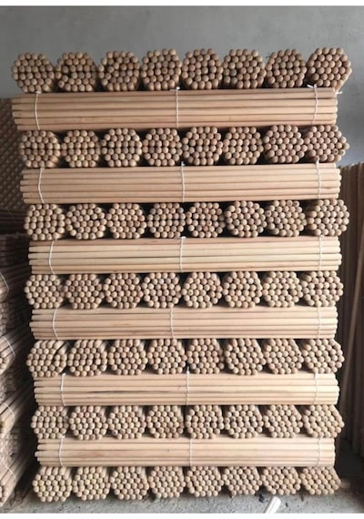 Ahşap Gürgen Çekpas Sopası Çekçek Sapı Süpürge Sapı 1 Adet Üniversal 120cm