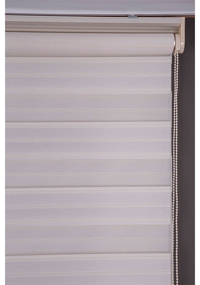 Oba Perde Keten Zebra Perde Beyaz 120 x 190