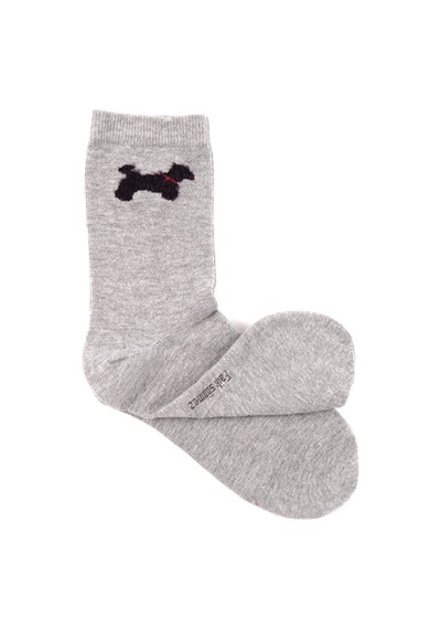 Faik Sönmez Köpek Jakarlı Soket Çorap W26crp010 Uw26crp010124 Gri Melanj