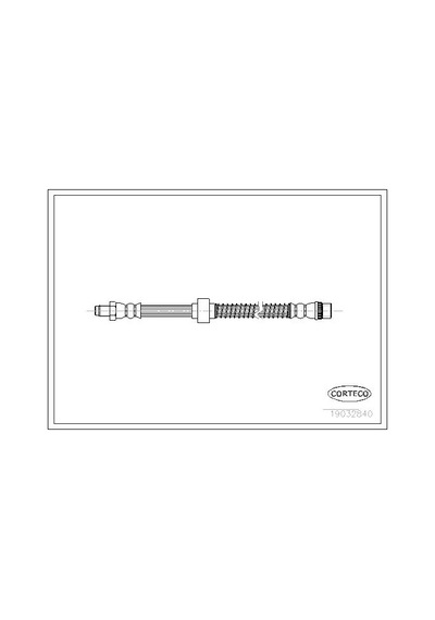 Corteco 19032840 Ön Fren Hortumu Opel Movano A-renaılt Master 00 Abs Li 93182621-4415698-8200196055