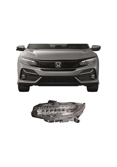 Ns Honda Civic Ön Sol Far Ledli Sedan Hatcback 2016-2021