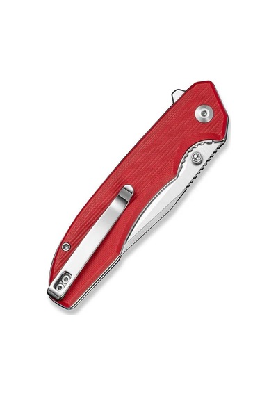 Sencut Sylor Red G10 Handle Stonewashed D2 Blade Kamp Çakı Kırmızı