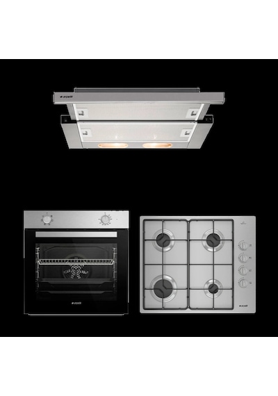 Arçelik Ekonomik Inox Ankastre Set