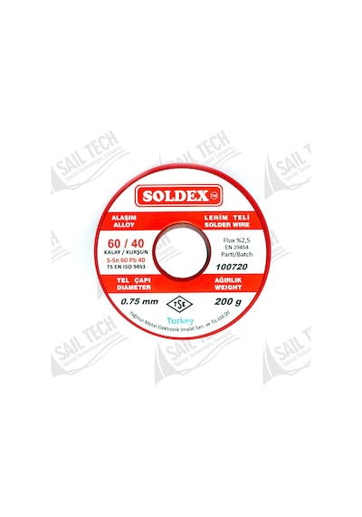 Soldex Lehim Teli 0.75Mm 200Gr Sn60 Pb40