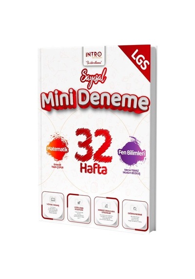 8. Sınıf Sayısal 32 Hafta Mini Deneme İntro Yayınları