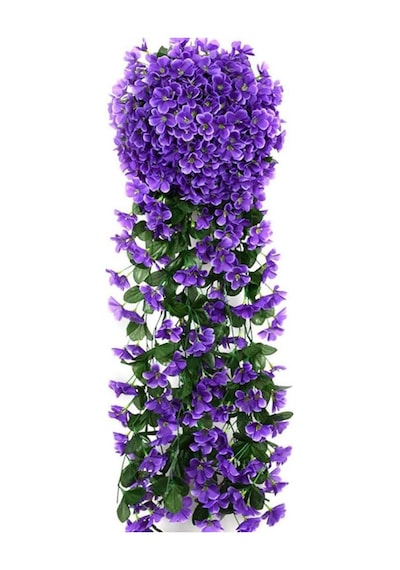 Yapay Çiçek Sarkan Begonvil Çiçeği  JUMBO MOR