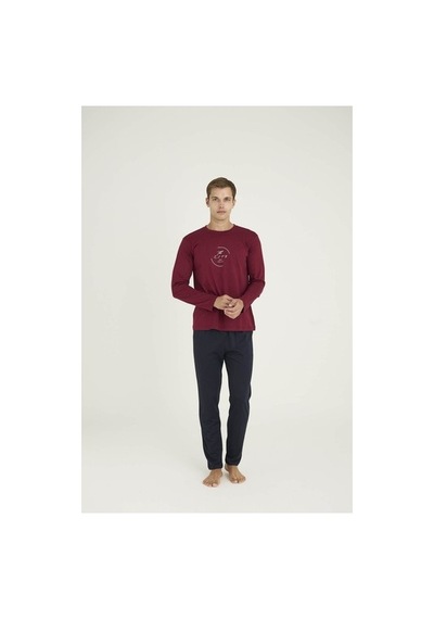 Kly Erkek O.yaka Eşofman Takımı Şık Tasarım - Dış Giyim Bordo/xl