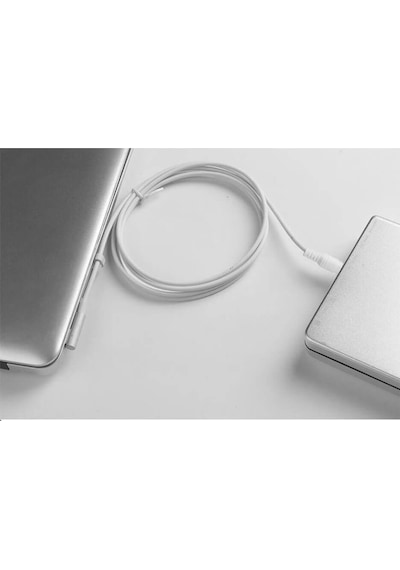 Wozlo Magsafe1 L Tipi To 5 5 2 5mm Apple Uyumlu MacBook Air Pro Adaptör Kablosu 1 7m