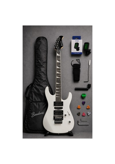 Elektro Gitar Hsh Manyetik Kilitli Köprü Kılıf Askı Kapo Penalık Pena Burgu Çevirici Kablo