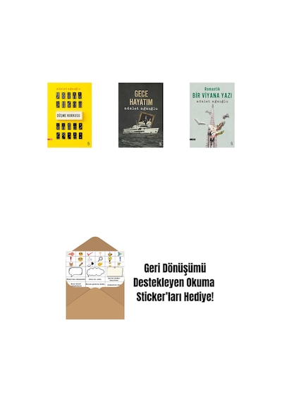 Düşme Korkusu + Gece Hayatım + Romantik Bir Viyana Yazı + Okuma Sticker'ları