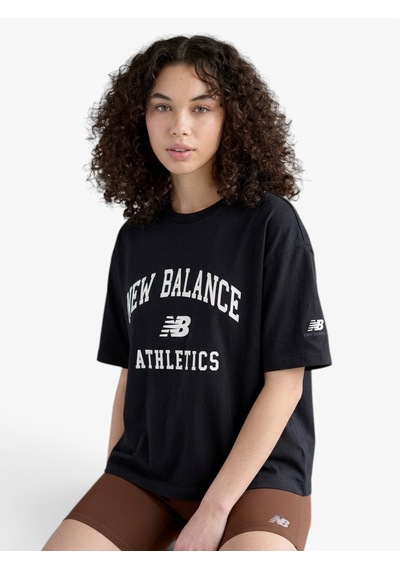 New Balance Nb Lıfestyle Women T-shırt Kadın Yeşil T-shirt - Wnt1402
