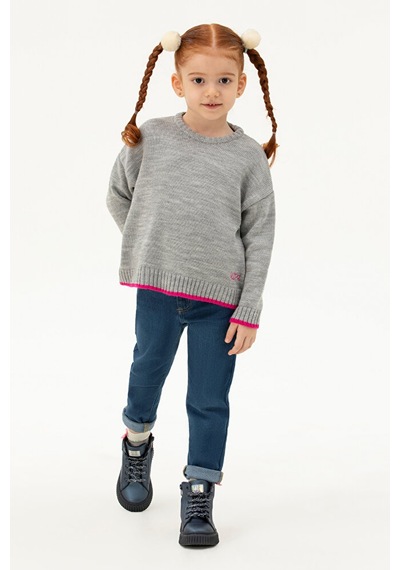 U.S. Polo Assn. Kız Çocuk Jean Pantolon 50275525-dn0022 Çok Renkli
