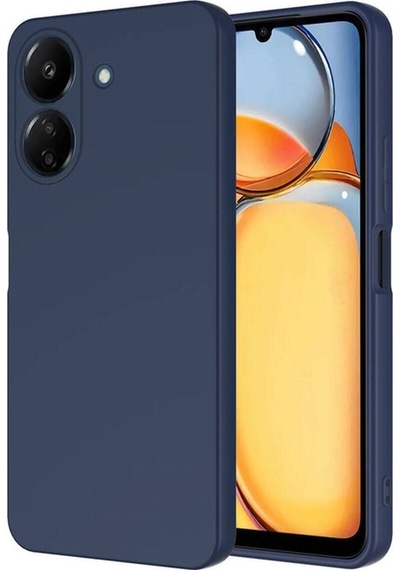 Xiaomi Poco C65 Kılıf Zore Mara Lansman Kapak Lacivert