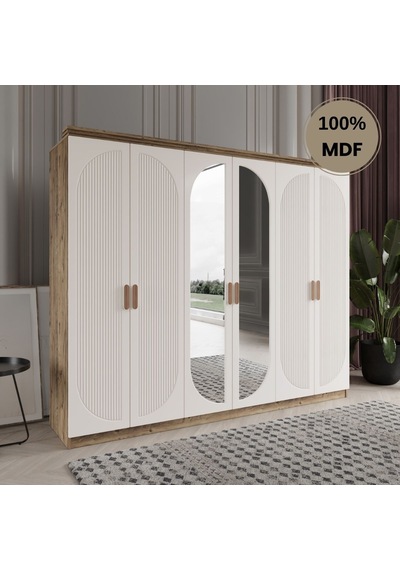 Soho 6 Kapak Mdf Gardırop Aytaşı