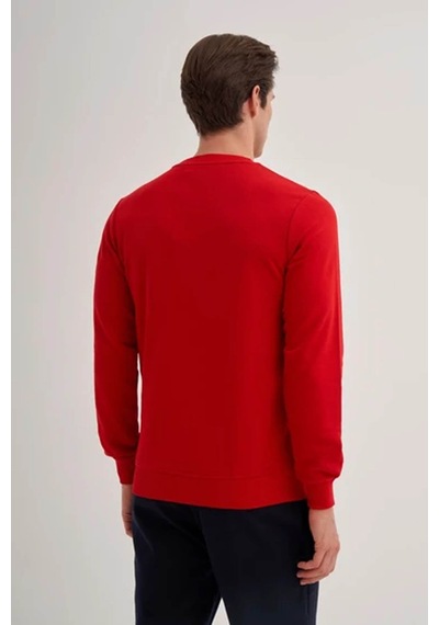 Cazador Slim Fit Kırmızı Erkek Sweatshirt 56100