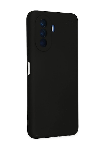 Huawei Nova Y70 Kılıf Nano İçi Kadife Silikon - Siyah -