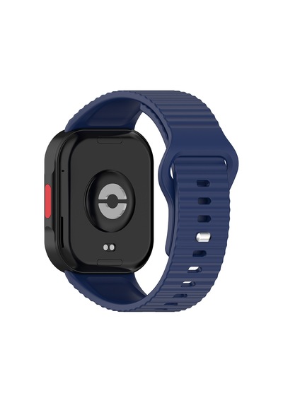 Redmi Watch 6 Silikon Kordon Tırtıklı Suya Dayanıklı Tasarım Lacivert