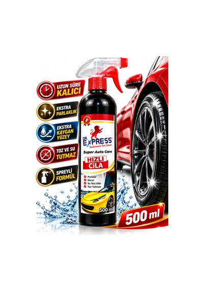 Premium Seramik Katkılı Hızlı Cila Etkili Parlaklık Su Tutmaz Hızlı Pratik Kullanım Spreyli 500 Ml - 576132536