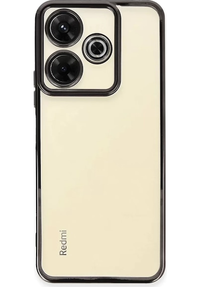 Newface Xiaomi Redmi 13 4g Kılıf Razer Lensli Silikon - Siyah