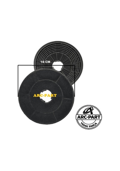 Esty 1350 X6 İnox Aspiratör Karbon Filtre 1 Takım - 2 Adet