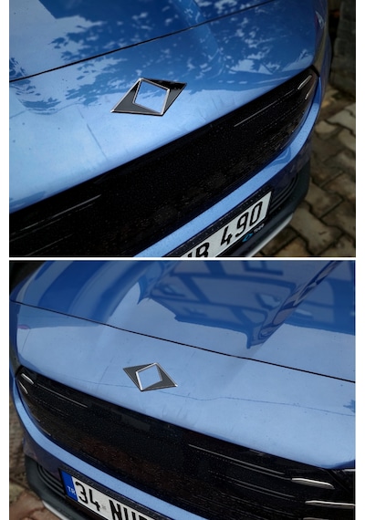 Togg T10f Sedan Uyumlu Amblem Kaplama Sticker Set Parlak Siyah