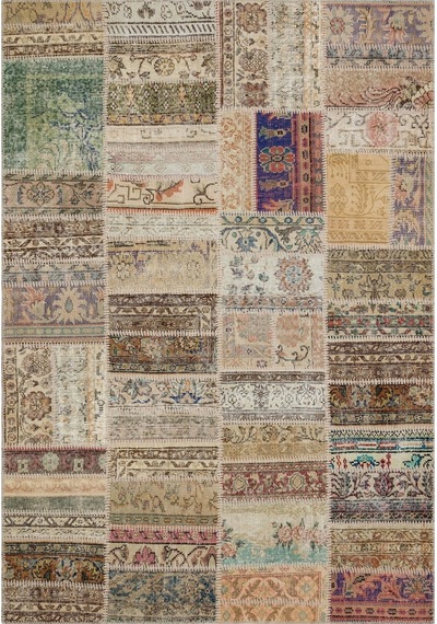 Kaliteli Ve Dayanıklı Patchwork Halı 230x160 Cm 6349