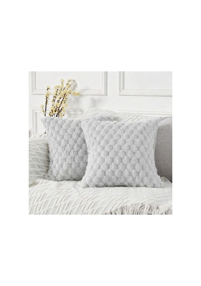 Enc Home 35x50 Açık Gri Cube Kırlent Kılıfı