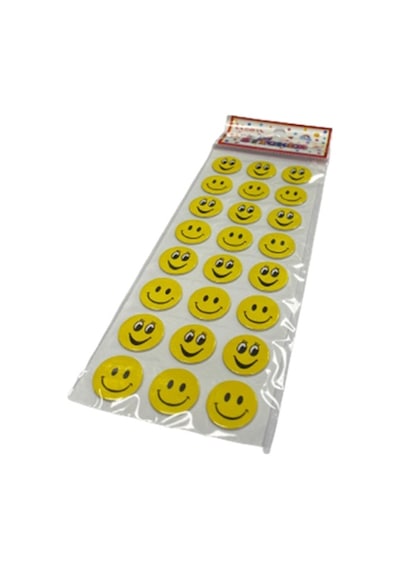 Ticon Gülen Yüz Sticker - 3 Adet