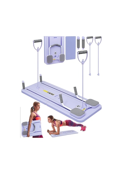 Katlanabilir Çok Fonksiyonlu Pilates Reformer Tahtası Tüm Vücut Egzersiz Aleti