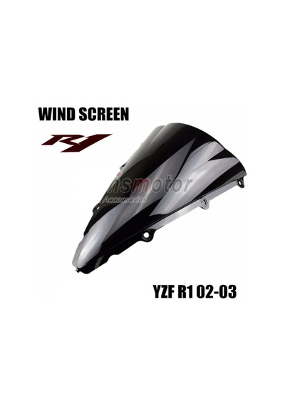 Yamaha R1 2002-2003 Siyah Cam