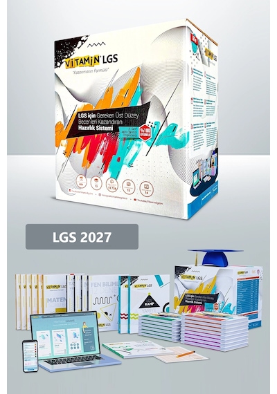 8. Sınıf LGS 2027 Sınava Hazırlık Seti - 28 Soru Bankası + 13 Deneme Sınavı | LGS Süper Tam Set