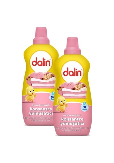 Yumuşatıcı Konsantre Bahar Ninnisi 1200 Ml X 2 Adet: 100 Yıkama Diğer