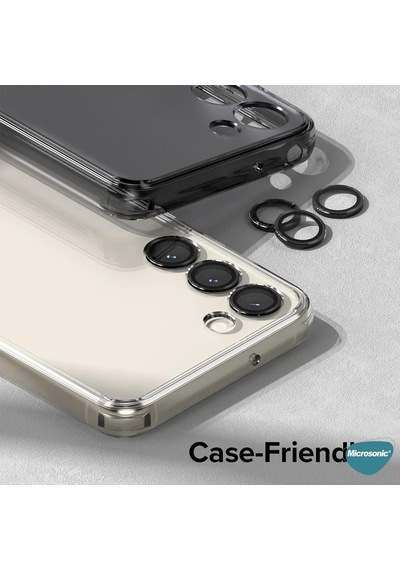Samsung Galaxy A25 Tekli Kamera Lens Koruma Camı Siyah Galaxy A25 İle Uyumlu Ekran Koruyucu - Siyah