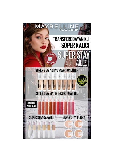 Super Stay Matte Ink Likit Mat Ruj - 15 Lover - Pembe 180