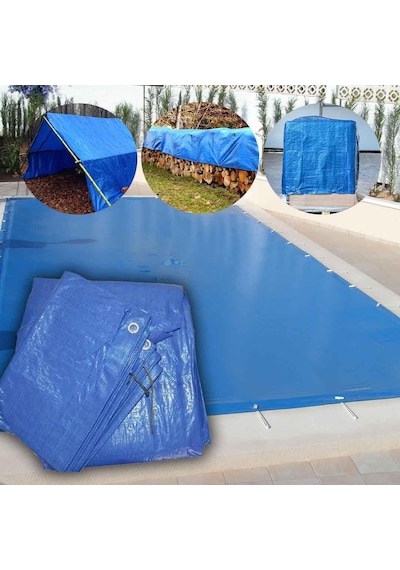 Emek Çadır Kumaşı Branda Tente UV Güneşlik Gölgelik Koruma Yağmur Su Geçirmez - 5x8 Metre - 10 Paket