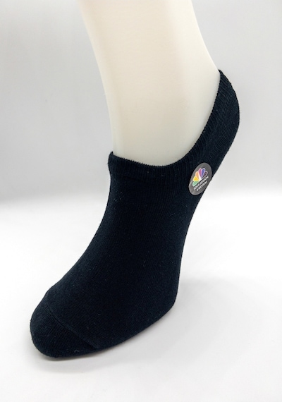 Socks Daily Kadın 6 Çift Penye - Pamuk Pürüzsüz Siyah Soft Touch Görünmez Sneaker Patik Çorap Siyah