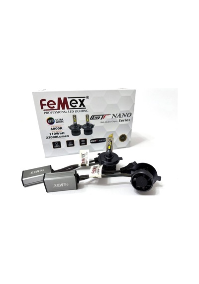 Gt Nano Pro H4 Şimşek Etkili Led Xenon 110 W 22000 Lumen