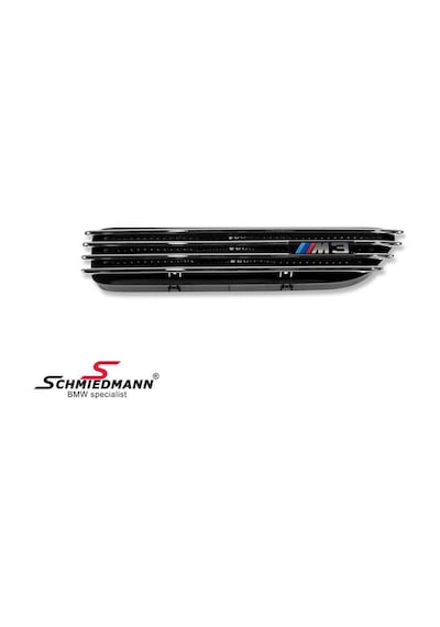 Bmw Çamurluk Izgarası Takım Siyah E36 E46 M3 51132694608.