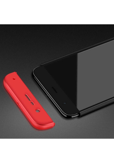 Xiaomi Mi Note 3 Kılıf Zore Ays Kapak Kırmızı