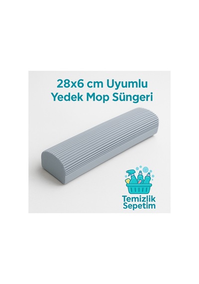 Kelebek Mop Yedek Sünger Başlık 28 Cm 2 Adet