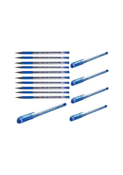 Faber Castel 10 Lu 1425 Mavi Tükenmez Kalem Iğne Uçlu Pensan My-pen 1.0 5 Tane Mavi