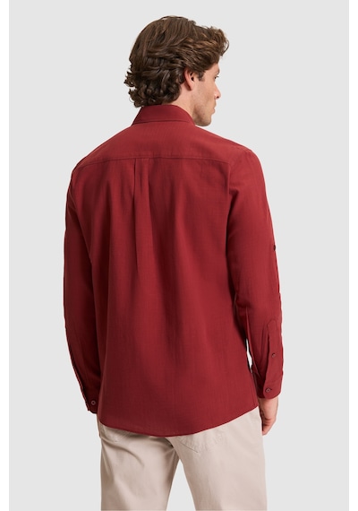 U.s. Polo Assn. Erkek Vişne Gömlek Basic 50324660-vr223