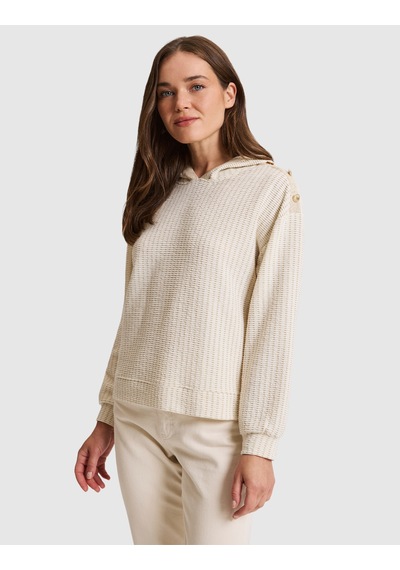 Pierre Cardin Ekru Oversize Sweatshirt 50325428 Vr019