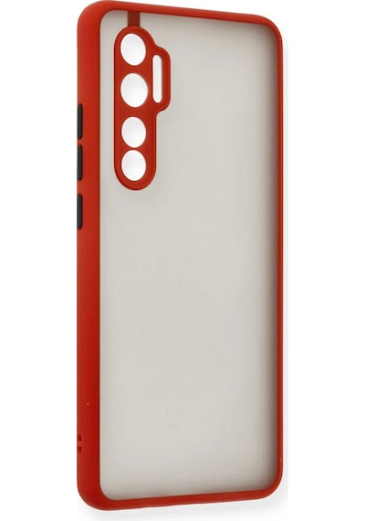 Cosmotex Newface Xiaomi Mi Note 10 Lite Kılıf Montreal Silikon Kapak - Kırmızı