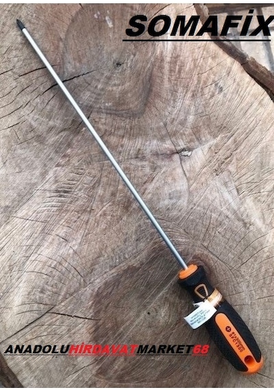 Soma Çelik Uzun Yıldız Tornavida Ph1 300 MM Yıldız Uçlu 30 CM