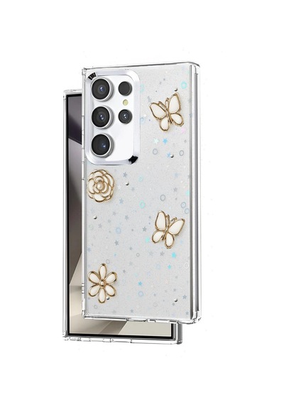 Samsung Galaxy S23 Ultra Fiyonk Desenli Kapak - Desen 10