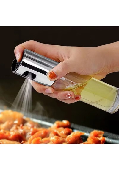 100ml Çok Amaşlı Spreyli Cam Şişe Gümüş Diğer