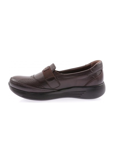 Dgn 1035-23y Kadin Dolgu Taban Cirtli Comfort Ayakkabi 1035-1506-R0685 Kahverengi
